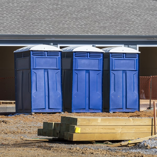 are there any restrictions on where i can place the porta potties during my rental period in Bethel